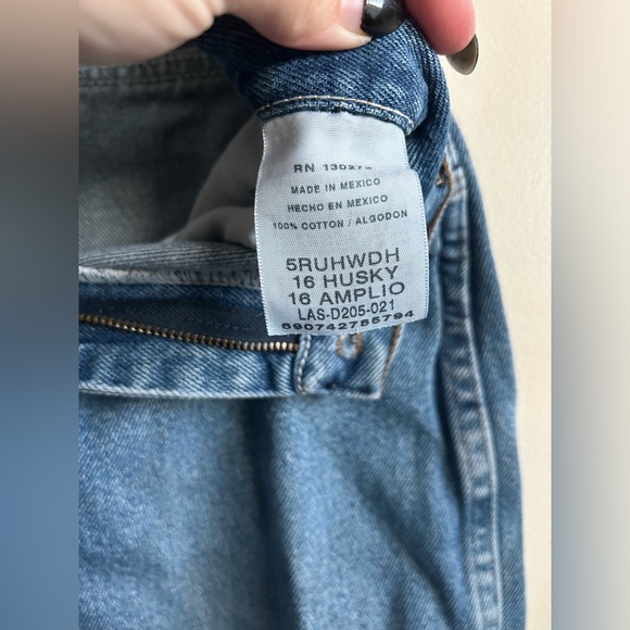 Boys Vintage Rustler Jeans 16 Husky - Picture 5 of 5